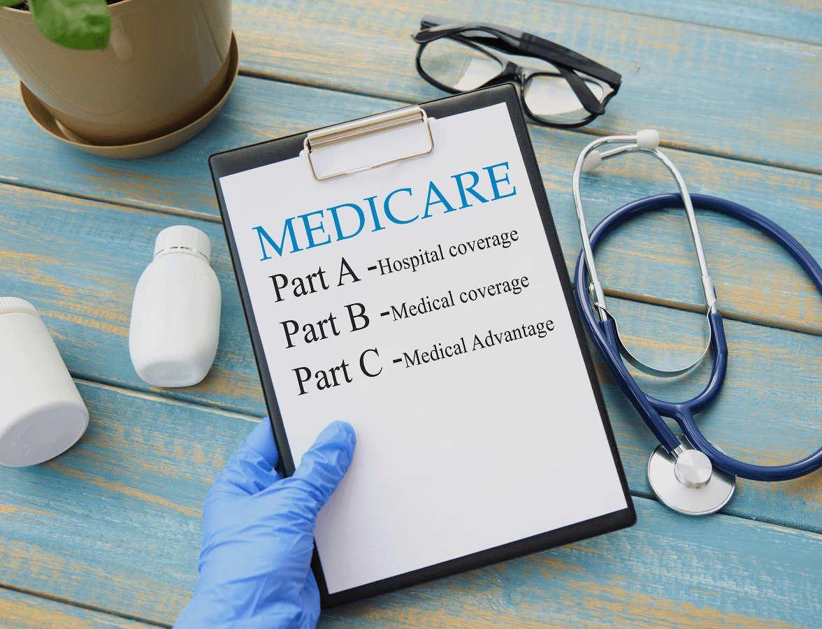 Healthcare plan details on clipboard