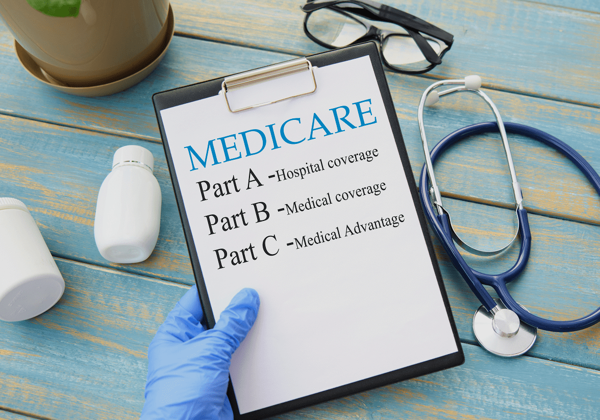 Healthcare plan details on clipboard